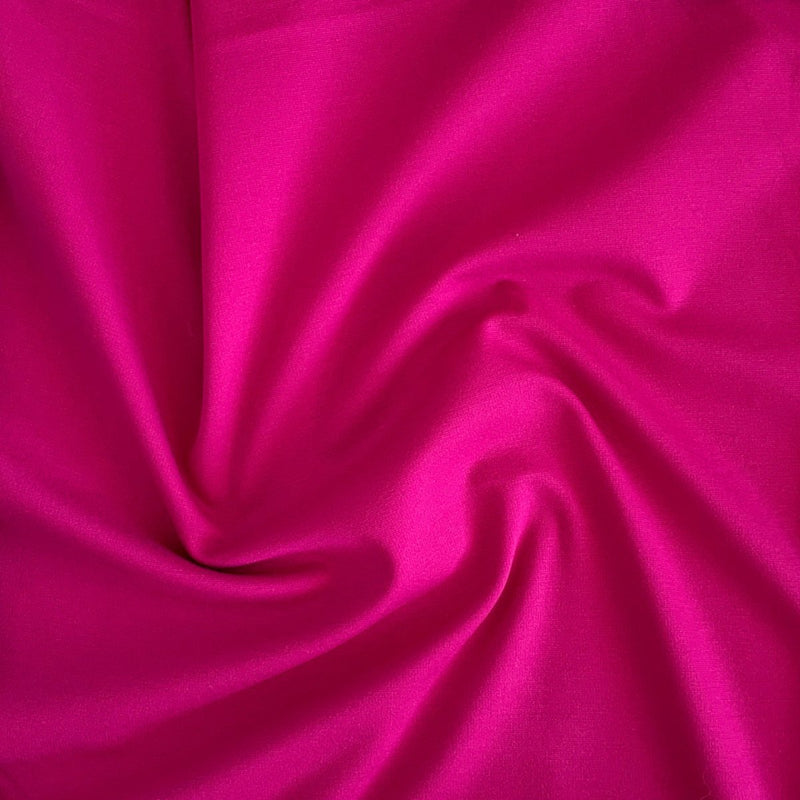 Kraftig ensfarvet viscose jersey, pink - KreStoffer