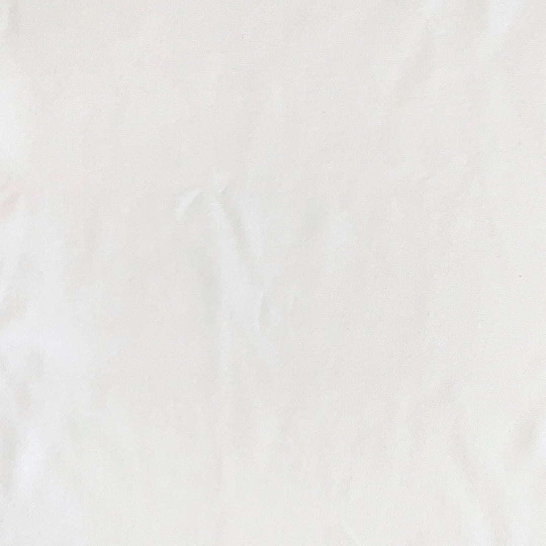 Kraftig ensfarvet viscose jersey råhvid