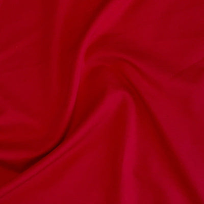 Kraftig ensfarvet viscose jersey, rød - KreStoffer