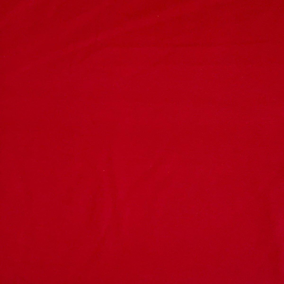 Kraftig ensfarvet viscose jersey rød