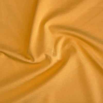 Kraftig ensfarvet viscose jersey, solgul - KreStoffer