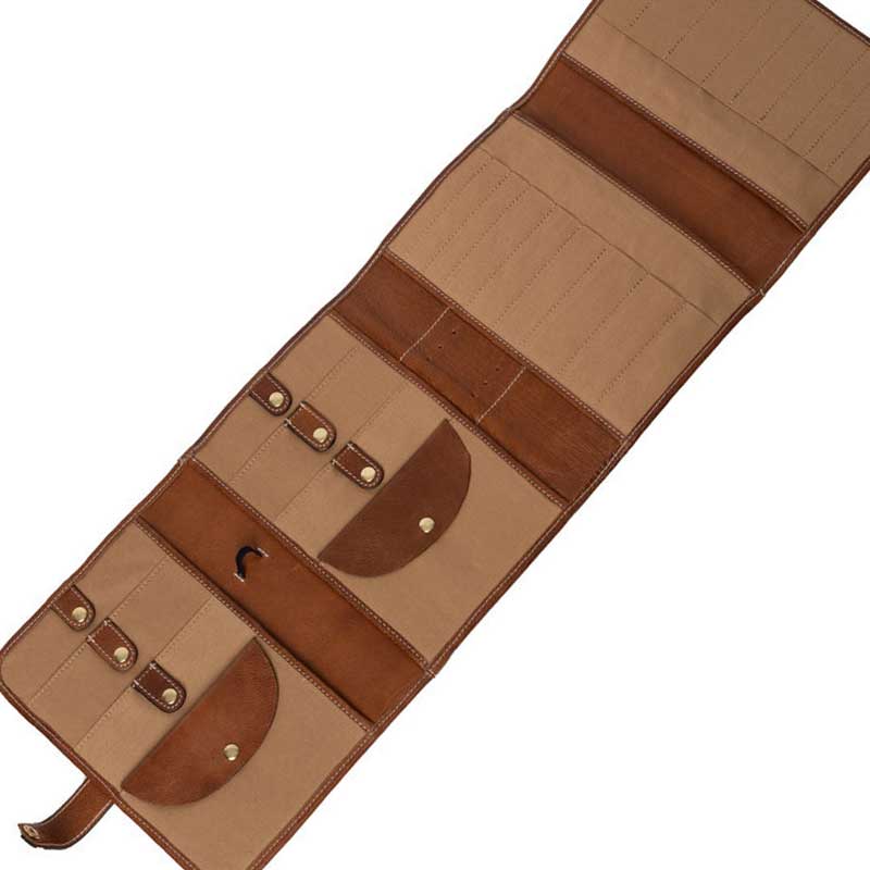 Læder etui project 14 fra RE:DESIGNED valnød