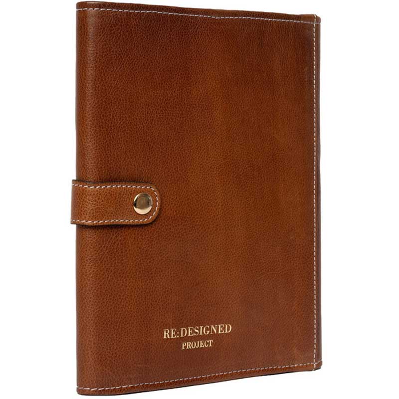 Læder etui project 14 fra RE:DESIGNED valnød