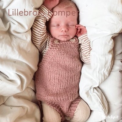Lillebrors Romper fra PetiteKnit (Opskrift i fysisk papirudgave)