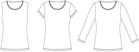 Line2Line B1220 Basis T-shirt