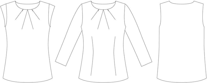 Line2Line B1223 Bluse med læg