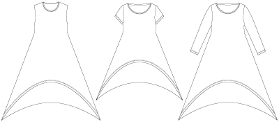 Line2Line B1228 Bluse med spidser - KreStoffer