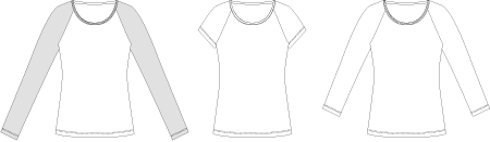 Line2Line B1230 Raglan T-shirt