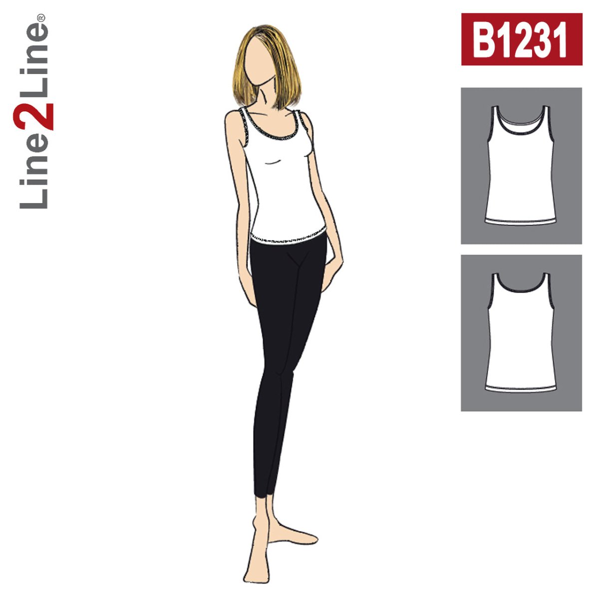 Line2Line B1231 Tank top