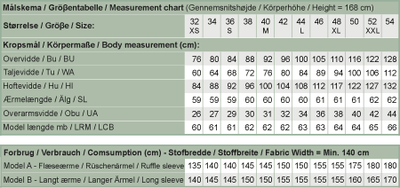 Line2Line B1238 Bluse med flæseærmer og krave - KreStoffer