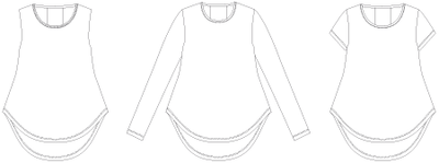 Line2Line B1239 Bluse med wienerlæg i ryggen - KreStoffer