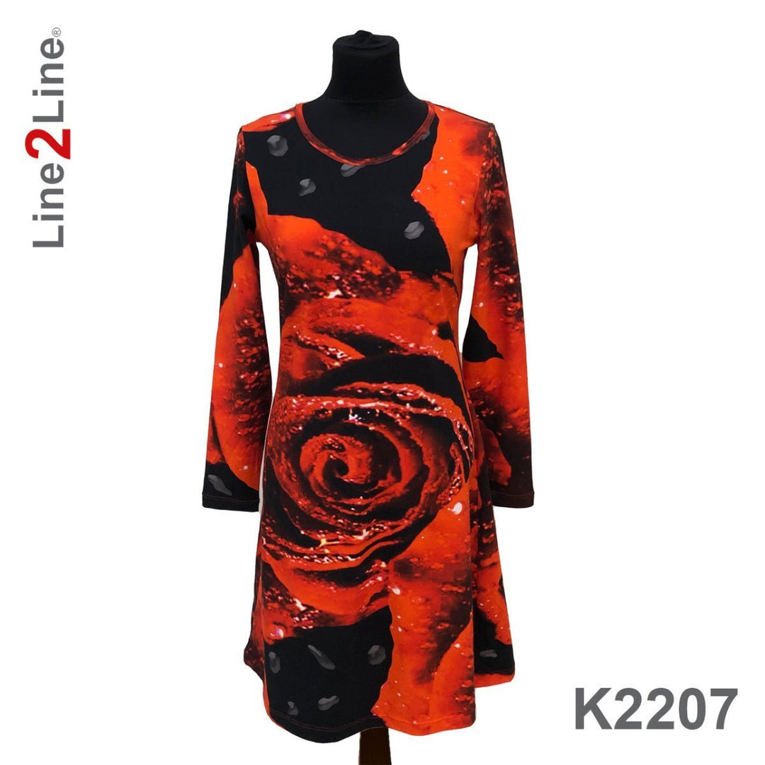 Line2Line K2207 Kjole med A-facon