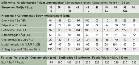 Line2Line K2208 T-shirt kjole med vidde - KreStoffer