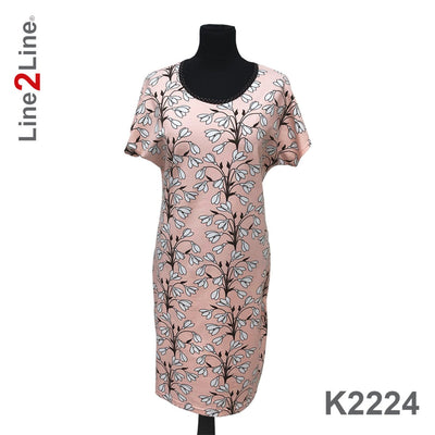 Line2Line K2224 Flagermus kjole - KreStoffer