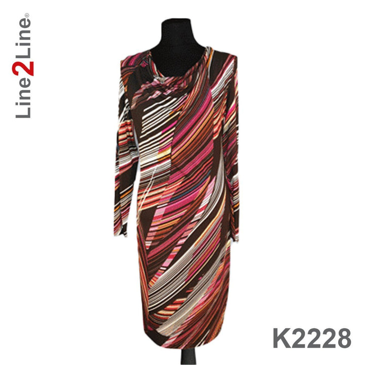Line2Line K2228 Vandfaldskjole