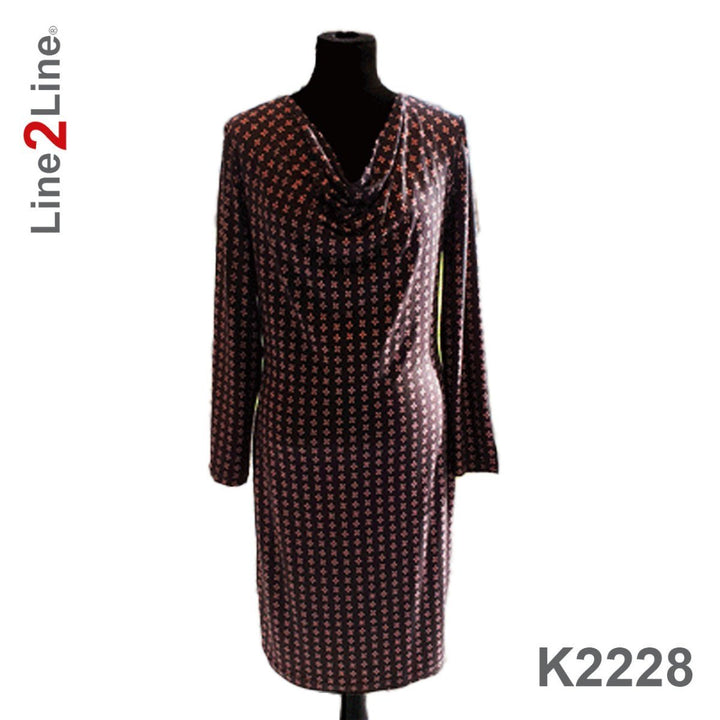 Line2Line K2228 Vandfaldskjole