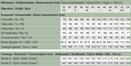 Line2Line K2242 Raglan kjole med elastik