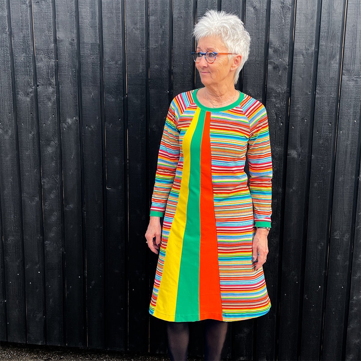 Line2Line K2260 Raglan kjole med kiler