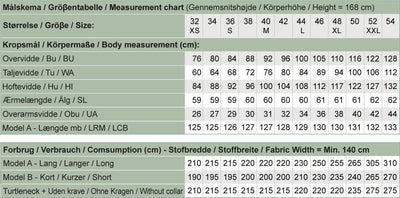 Line2Line K2270 Kjole med stor krave - KreStoffer