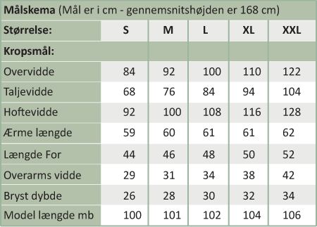 Line2Line K263 Taljeskåret kjole med vidde og bådhals, fast - KreStoffer