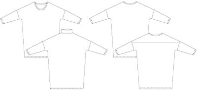 Line2Line K273 Loose fit kjole - KreStoffer