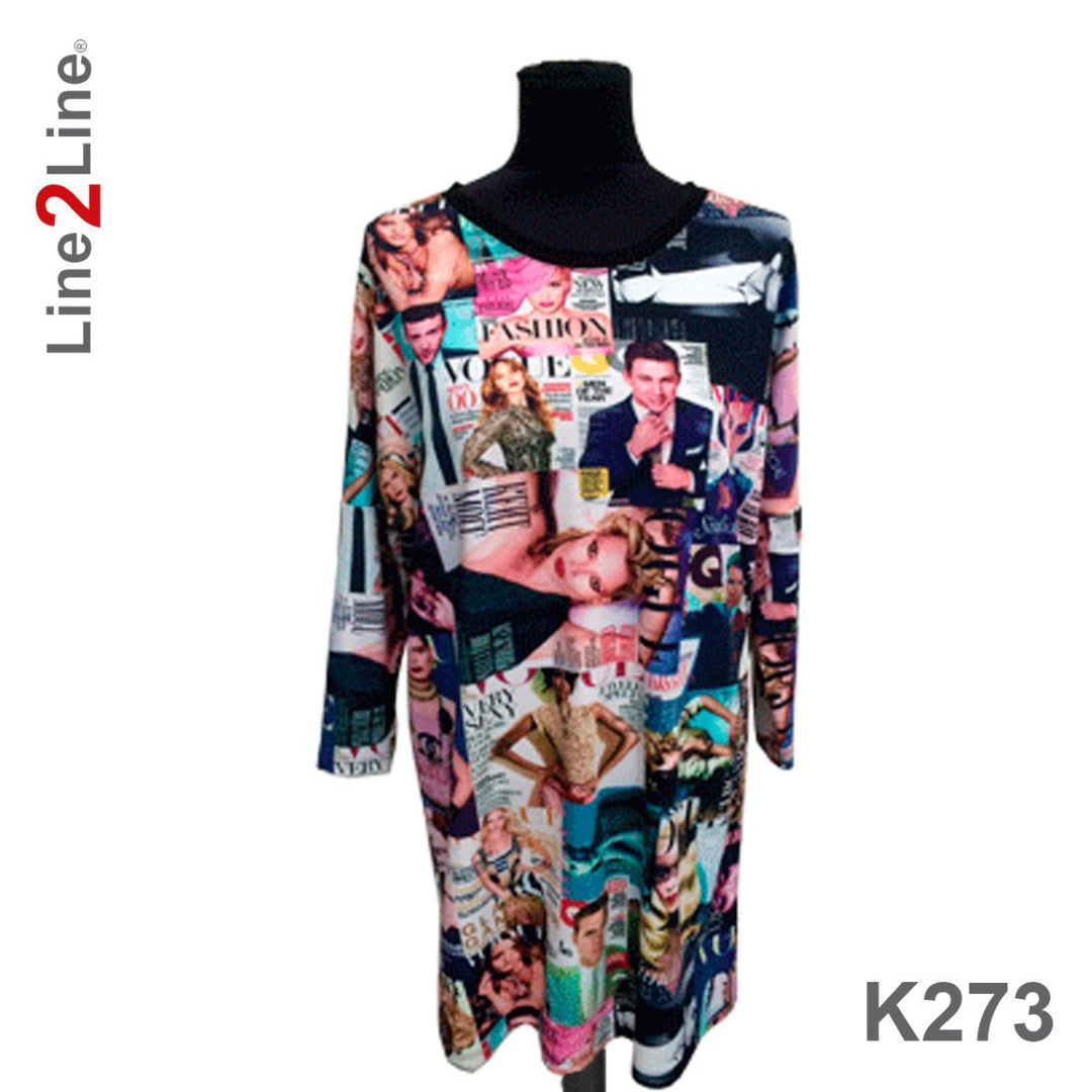 Line2Line K273 Loose fit kjole