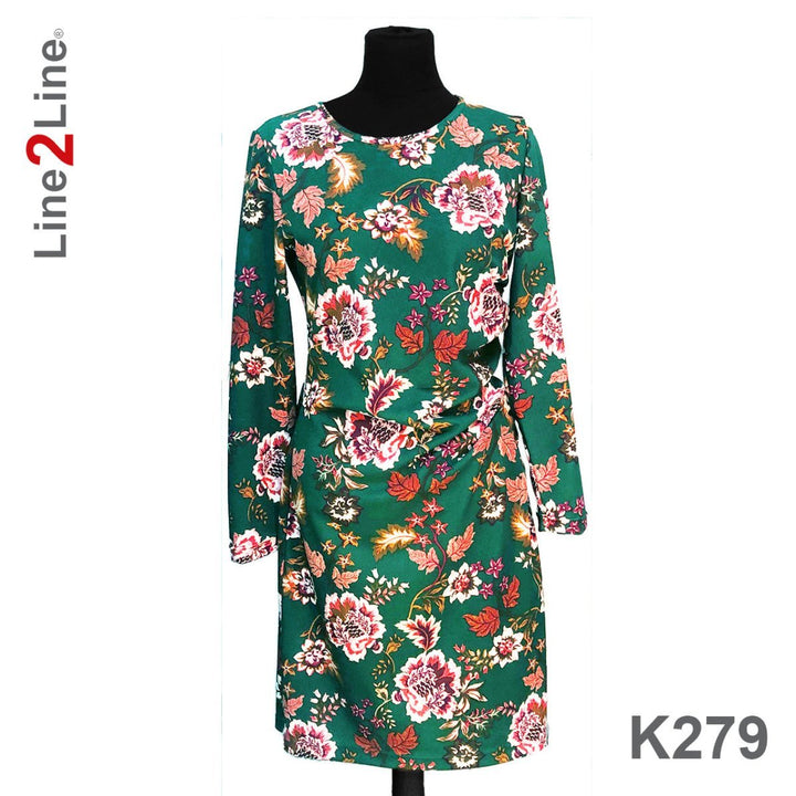 Line2Line K279 Kjole med rynk i den ene side
