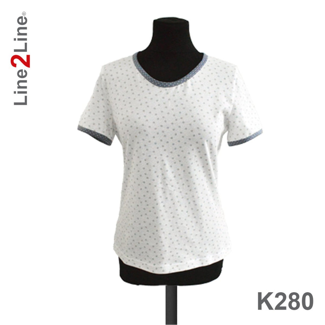 Line2Line K280 tætsiddende T-shirt kjole