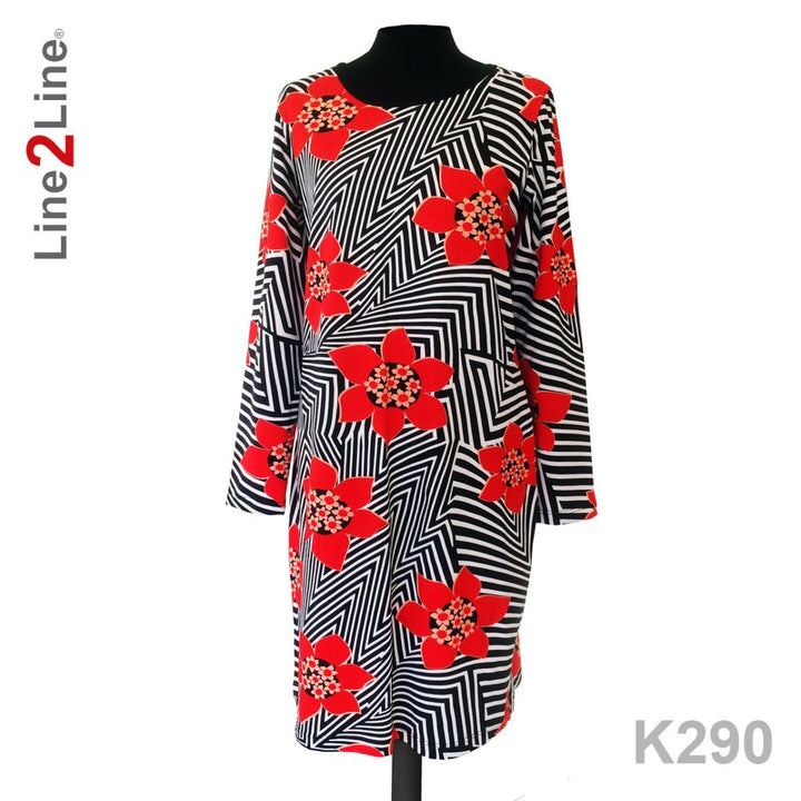 Line2Line K290 T-shirt kjole