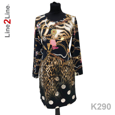 Line2Line K290 T-shirt kjole - KreStoffer
