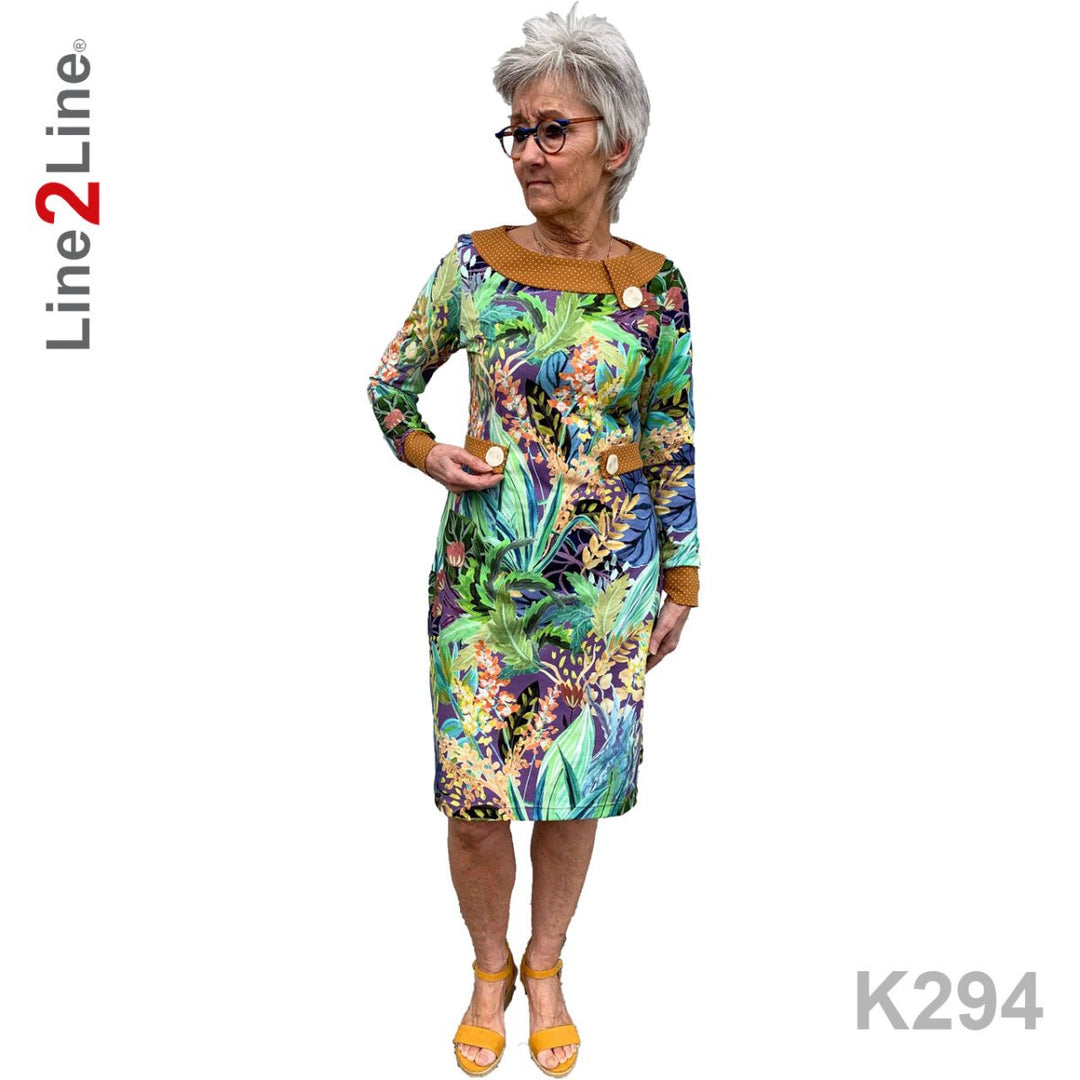 Line2Line K294 Kjole med udvendig belægning