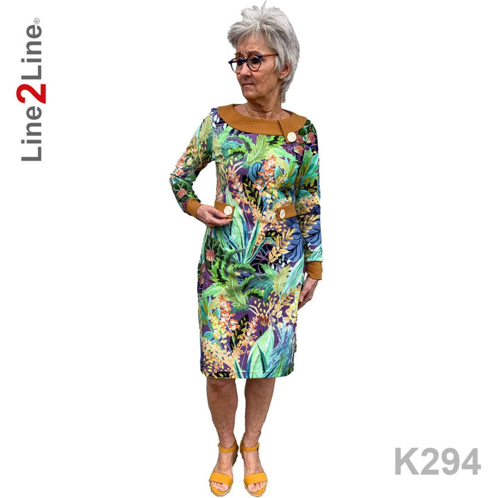 Line2Line K294 Kjole med udvendig belægning