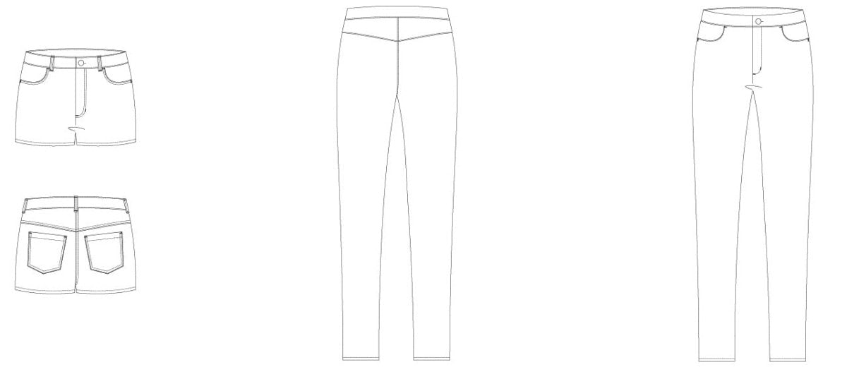 Line2Line T611 Jeans - Curvy A
