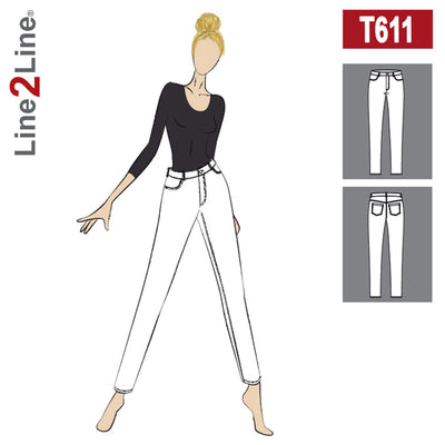 Line2Line T611 Jeans - Curvy A - KreStoffer
