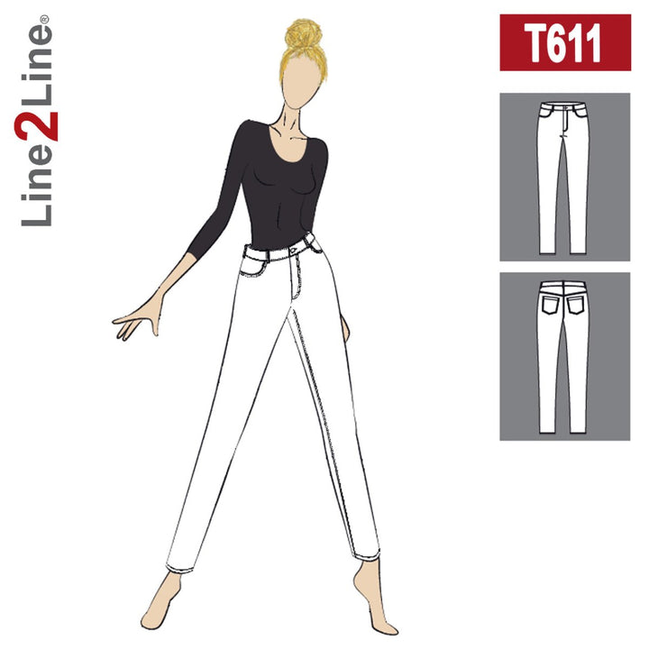 Line2Line T611 Jeans - Curvy A