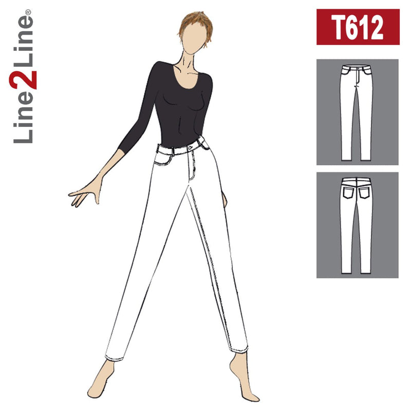 Line2Line T612 Jeans - Straight H - KreStoffer