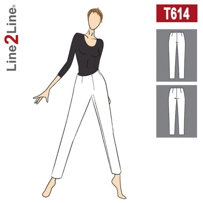 Line2Line T614 Klassisk buks med belægning - KreStoffer