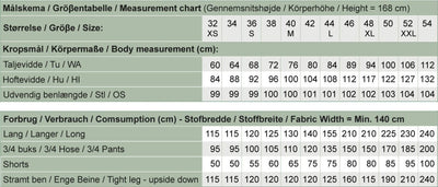 Line2Line T619 Trompet buks med elastik i taljen - KreStoffer
