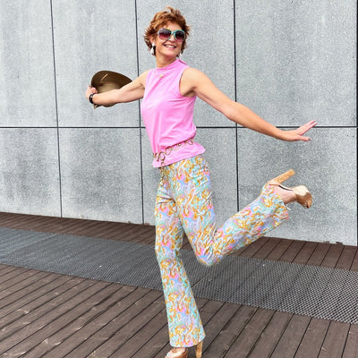 Line2Line T619 Trompet buks med elastik i taljen - KreStoffer