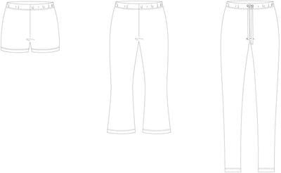 Line2Line T619 Trompet buks med elastik i taljen - KreStoffer