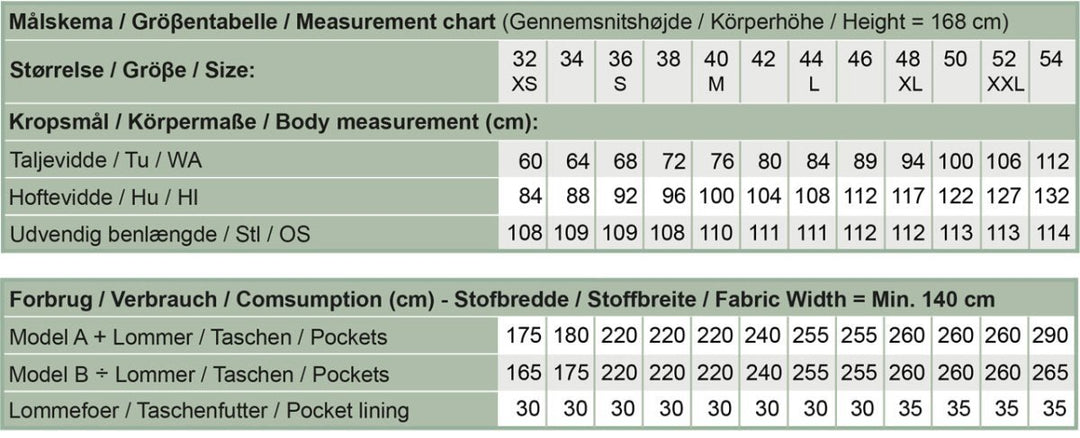Line2Line T622 Løse cargobukser med skrålommer