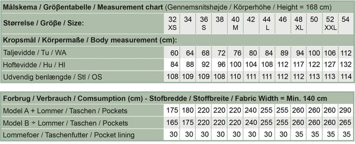 Line2Line T622 Løse cargobukser med skrålommer
