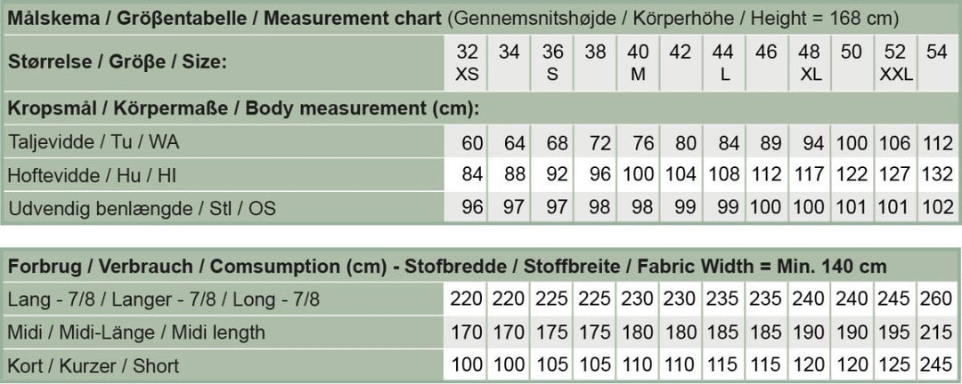 Line2Line T623 Buksenederdel med løst forstykke
