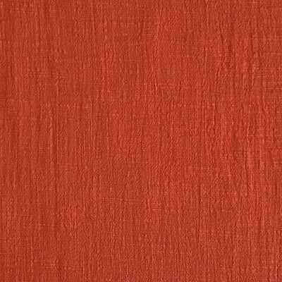Løsvævet bomuld med slub effekt, orange - KreStoffer