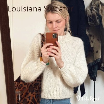 Louisiana Sweater fra PetiteKnit (Opskrift i fysisk papirudgave) - KreStoffer