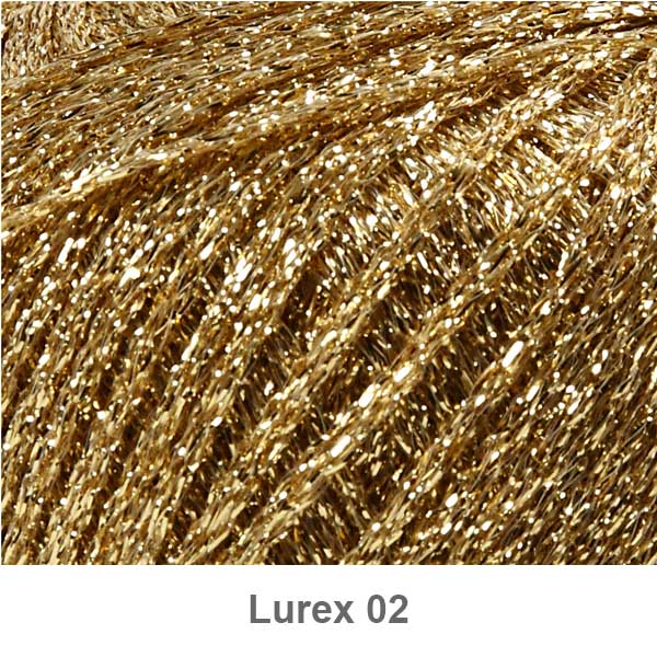 Lurex garn fra Lammy Guld