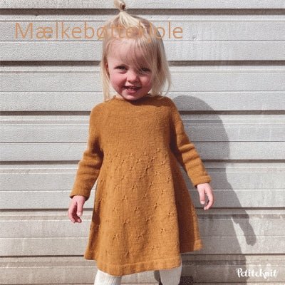 Mælkebøttekjole fra PetiteKnit (Opskrift i fysisk papirudgave)