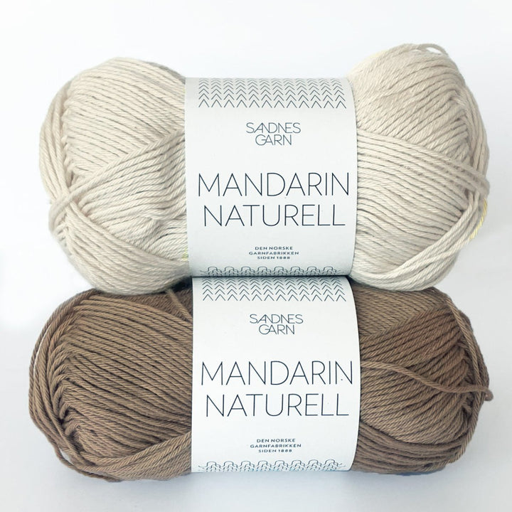 Mandarin Naturel garn fra Sandnes Garn