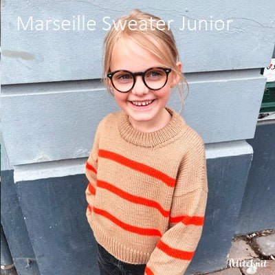 Marseille Sweater Junior fra PetiteKnit (Opskrift i fysisk papirudgave)