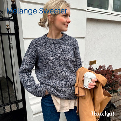 Melange sweater fra PetiteKnit (Opskrift i fysisk papirudgave) - KreStoffer